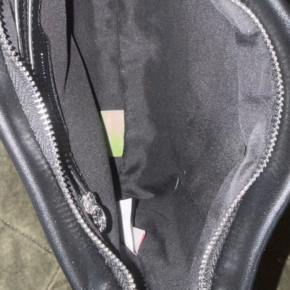 Valentino Orlandi Embossed Black Vegan Leather Design - Picture 6 of 7